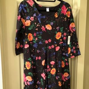 NWT Maternity Pleated A-Line Dress